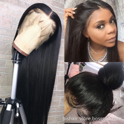 13X4Straight Lace Front Human Hair Wigs 360 Lace Frontal Wigs Remy Brazilian Human Hair Lace Wigs for Women 150 Density